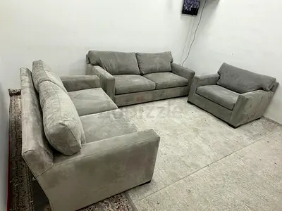 Cratebarrel six seater sofa