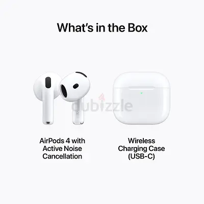 Apple AirPods 4 with Wireless Charging Case (USB-C)  New noise cancelung