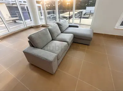 IKEA Kivik L Shape Sofa Gray