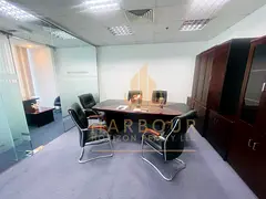 Furnished Office For Rent With Glass Partitions