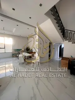 Modern Villa for Rent in Al Tarfa Sharjah Brand New Second Tenant 5000 Sq Ft with 5 Master Bedrooms