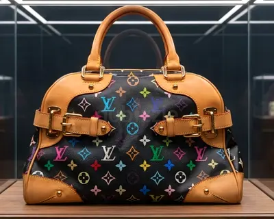 Louis Vuitton Multicolor Monogram Canvas Speedy-style Leather Trim Handbag