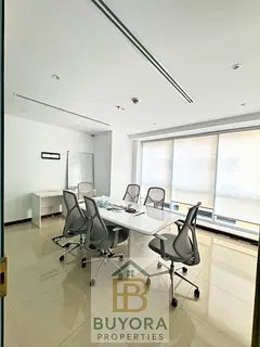 Fully Furnished Office| with glass cabins | Latifa Tower | SZR | Near Metro