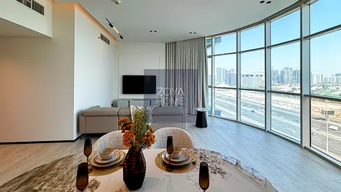 Furnished 2BR Apartment | Downtown City View | Amaris Residence JVC