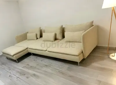 IKEA Soderhamn L Shape Sofa Beige