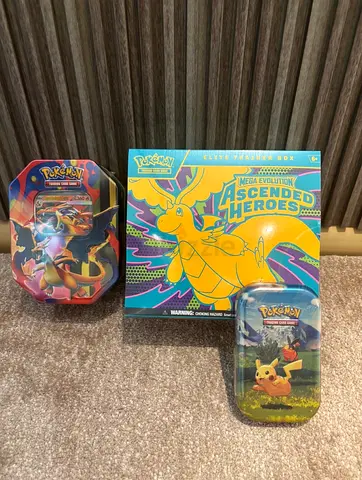 Pokemon ETB Elite Trainer Box Bundle - TCG Collectible Tin - Ascended Heroes