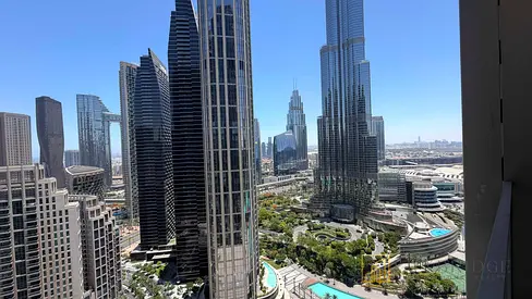 Burj Khalifa View | Vacant 2BR | Furnished