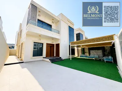 *>*ELEGENT VILLA**LUXURY LIVING**PRIME LOCATION OF AJMAN**5 MASTER BEDROOMS**4500 SQFT HUGE SIZE**I