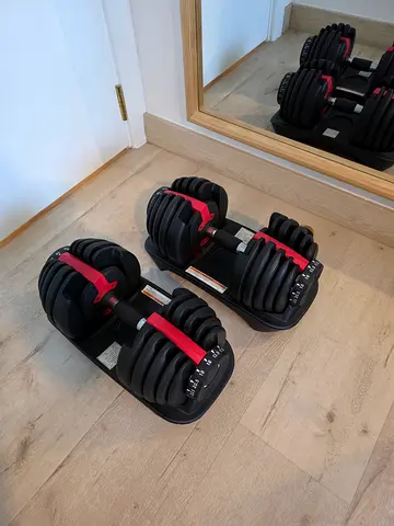 Adjustable Dumbbells for Home Gym, Quick-Select Weight Adjustment System, Space-Saving Free Weights