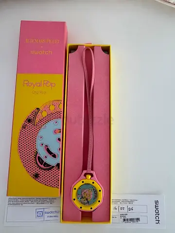 Swatch Royal Pop Pink Ladies Watch in Original Box