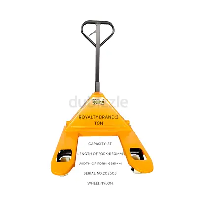 3 Ton Pallet Jack / Hand Pallet Truck - Heavy Duty Nylon Wheels
