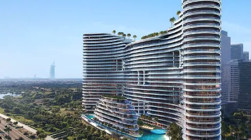 1BR Apartment | Binghatti Aquarise | Pool & Skyline Views | Business Bay Living