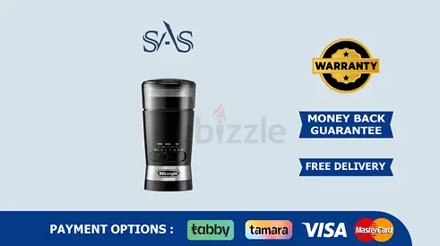 DeLonghi Electric Coffee Spices Grinder Mill | Steel Blade | Free Delivery | Warranty | kg210