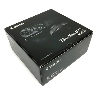 Canon G7X mark iii Black