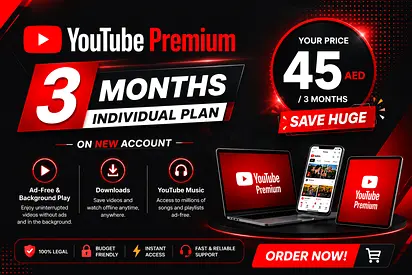 YouTube Premium 3-Month Individual Plan