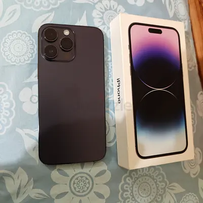 iPhone 14 Pro Max (Deep Purple) with Box - Good Condition