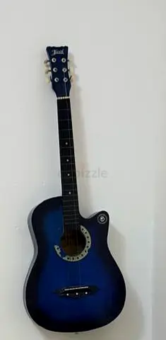 Blue Ovation-style Acoustic-Electric Guitar - Used