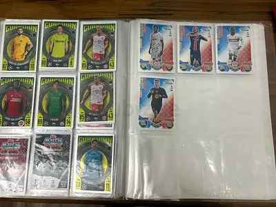 Collection of Match Attax Trading Cards in Binder