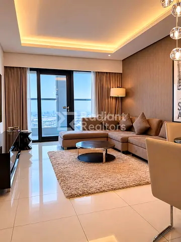 Luxury Paramount Living | Large Furnished 1BR | Prime Business Bay | Vacant Now