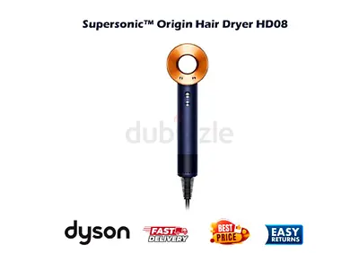 Dyson Supersonic Origin Hair Dryer HD08 (Blue/Gold) - Brand New, Free Delivery, Warranty