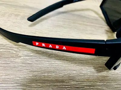 Prada Linea Rossa Sunglasses SPS04W DG0-06F Black Rubber 39-137-130