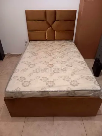 Single Bed with Headboard and Mattress - Good Condition