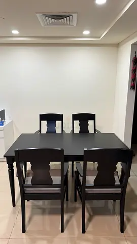 IKEA Rosentorp Extendable Table and 4 Chairs