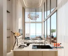 3BR Sky Apartment | Binghatti Skyblade | Full Sea & Burj View | High-Floor Furnished
