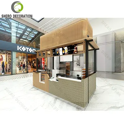 Modern food kiosk