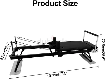 Pilates Reformer Machine,New Lengthening Foldable Pilates Machine Equipment for Home, Exercise Yoga