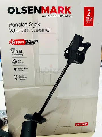 Olsenmark Handled Stick Vacuum Cleaner 800W - 0.5L, Like New
