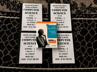 IGCSE Computer Science past papers and Cambridge textbook bundle