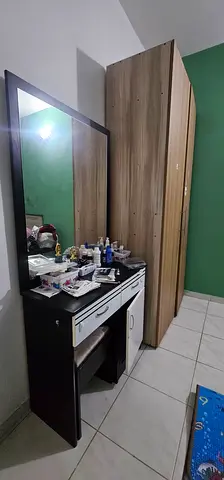 Wooden Dresser and Mirror - Good Condition