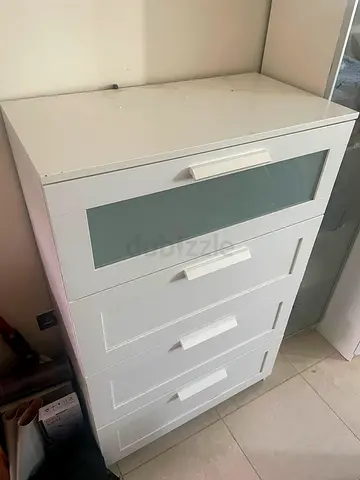 White 5-Drawer Chest of Drawers Big