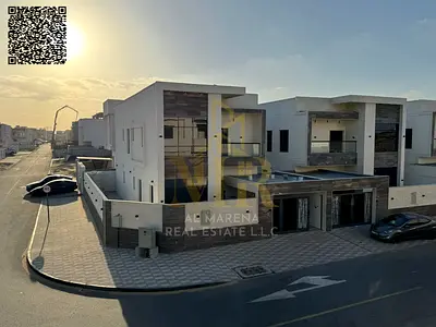 فيلا كورنر_ الياسمين~عجمان بتشطيبات سوبر ديلوكس، ومساحات واسعة (سعر يشمل رسوم الكهرباء والمياه)