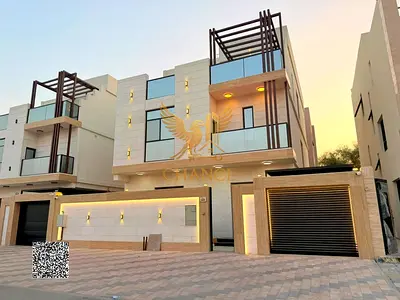 Luxury Villa with Private Swimming Pool for Sale in Al Helio 2, Ajman | Water, Electricity & Central AC Included