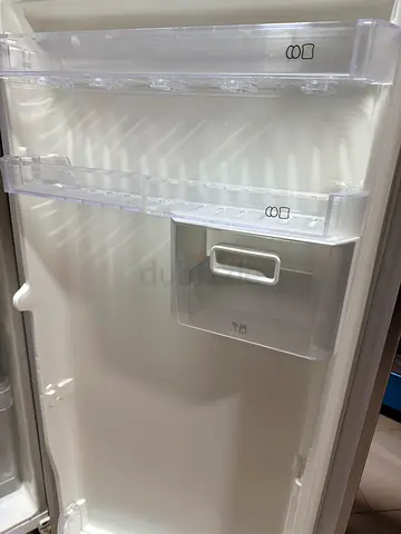 Used refrigerator door inner bins and shelves (clear) - fits standard fridge