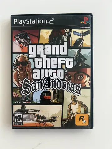 GTA San Andreas ps2 no manual ntsc U/C