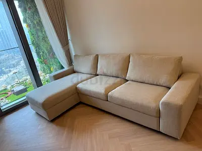 Ikea vimle lshape sofabed with storage beige color