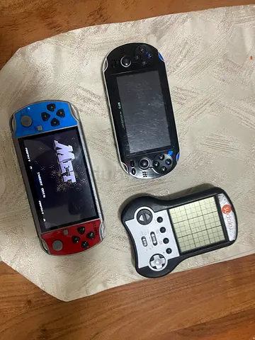Bundle of 2 Portable  Handhelds + 1995 classic Electronic Game - Used