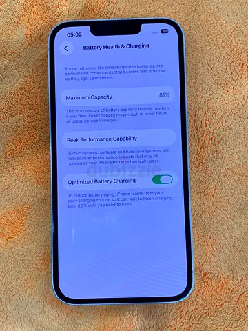 iPhone 13 128gb 81 battery health