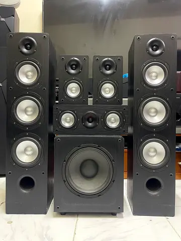5.1 TAGA SPEAKERS AND SUBWOOFER