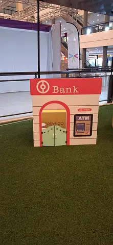 Kids Playhouse Bank Pretend Play Wooden Play Shop