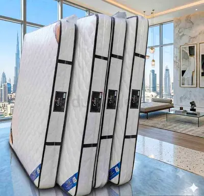 Set of 4 Brand New Single Mattresses - Sealed, Medium Firm