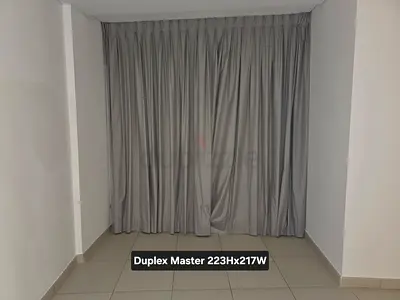 Neutral Greige Curtains for Cayan Tower