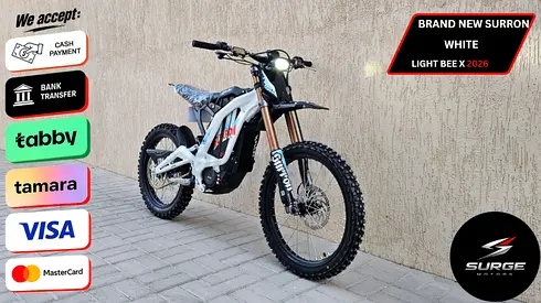SURRON BRAND NEW WHITE SURRON LIGHT BEE X 2026 WITH 1 YEAR WARRANTY FOR SALE