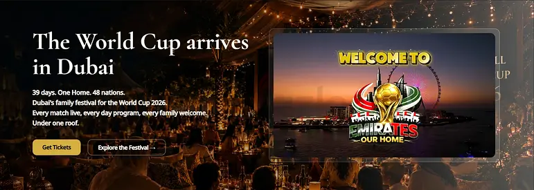 Emirates Our Home | FIFA World Cup Final Tickets | Dining Area