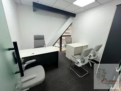 Brand New Furnished Office In Adidas Building(R308) | Bur Dubai | Free Dewa Chiller| Near Burjuman