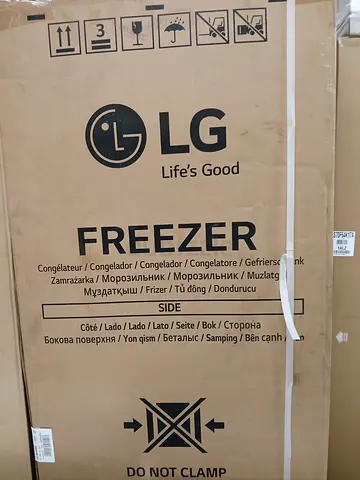 LG Freezer 234L Upright White GR-B414EQFM Brand New Without Refrigerator