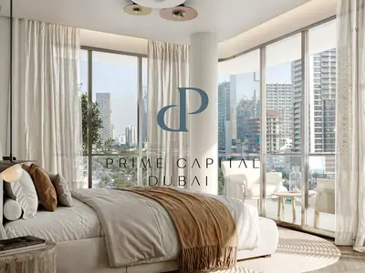 شقة بغرفتي نوم | Lume Residences JVC | مفروشة | إطلالة على وسط المدينة